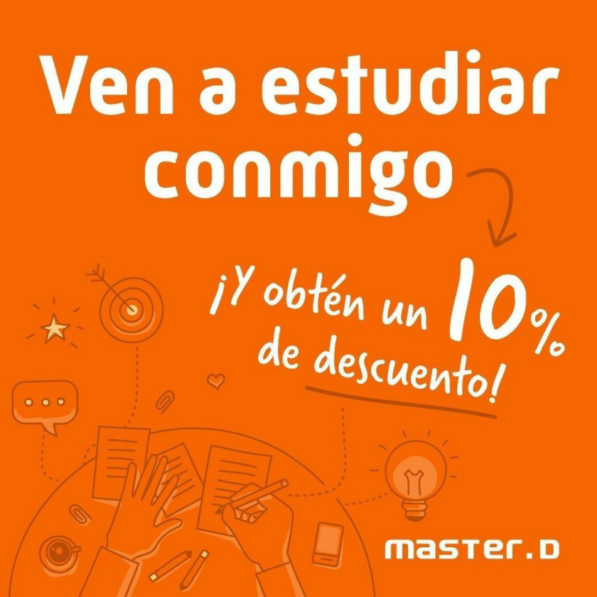 Colaboración con MASTERD. Consigue un 10% de descuento en cursos y/o oposiciones